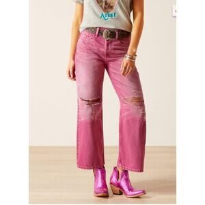Ariat Pink Cropped Jeans